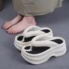 New pinch-in flip-flops shoes women's thick-soled non-slip summer indoor and outdoor wear versatile cool slippers