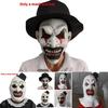 Terrifier Clown Latex Mask With Blood Accents For Halloween Themed Events And Cosplay