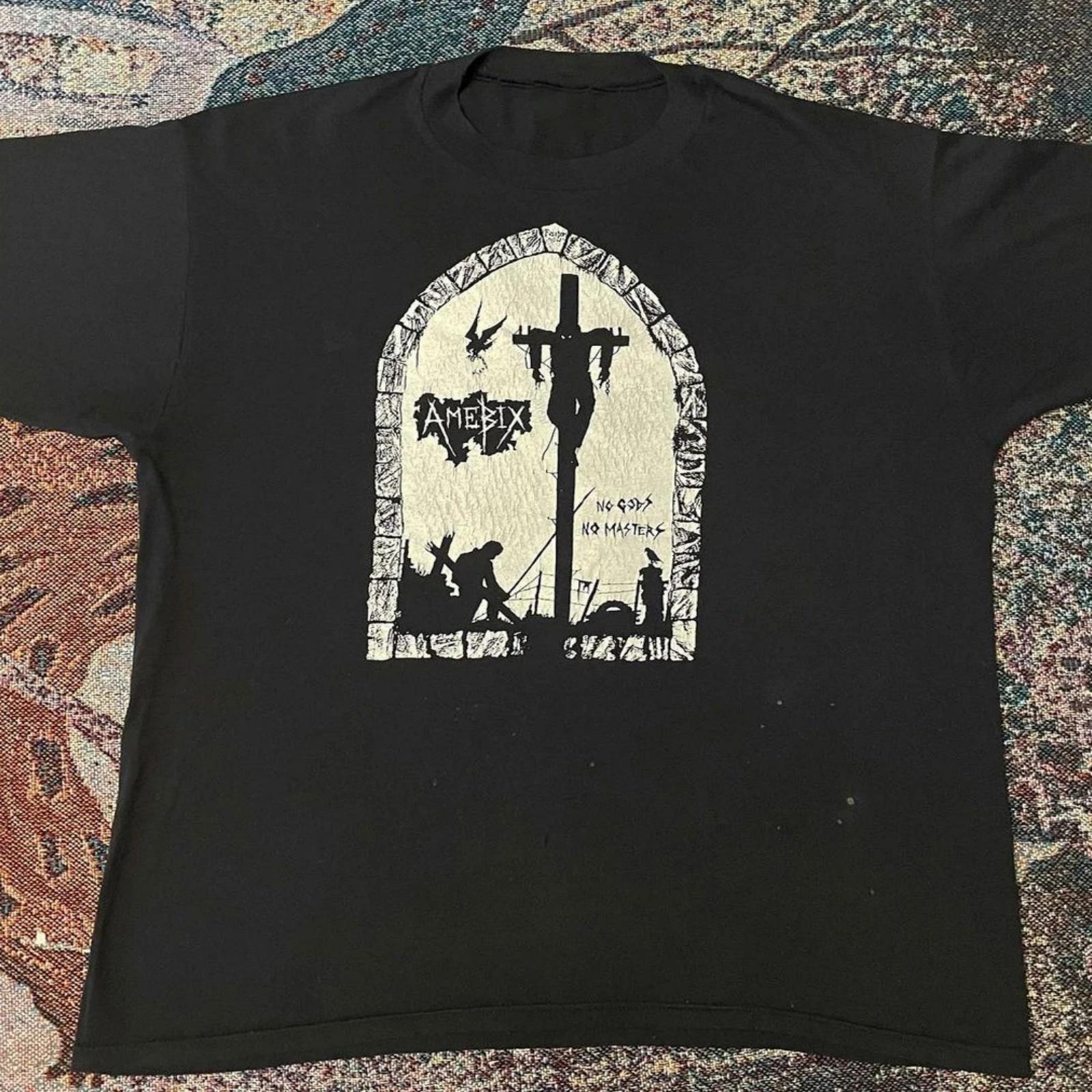 2025 American Hardcore Punk AMEBIX Metal Band T-shirt Retro Street Short Sleeve Men High-quality Luxury Brand S