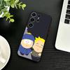 M-South P-Park Cartoon  Phone Case For Samsung S26,S25,S24,S23,S22,S21,S20,Ultra,Plus,FE Black Soft Cover