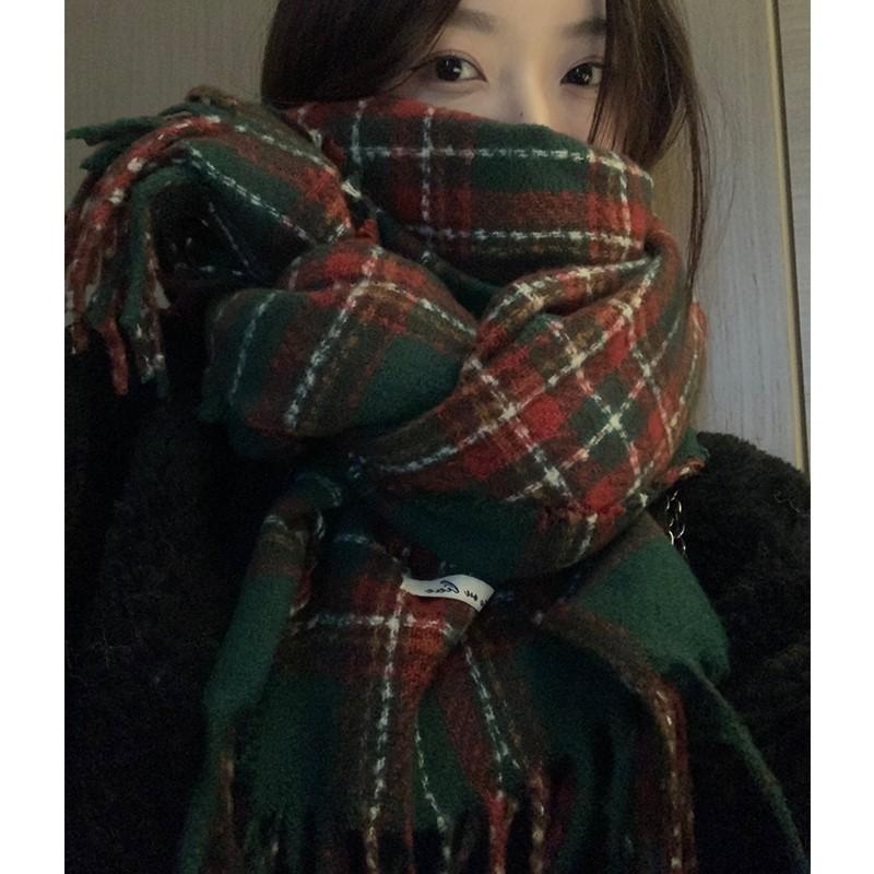 Melaleuca Women s Retro Plaid Scarf - Long, Warm, Versatile Autumn/Winter Shawl