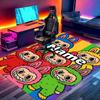 Custom Name Personalized Labubu Print Carpet, Versatile Home Decor Rug, for Playroom, Apartment, Balcony, Entryway, Hallway Gift