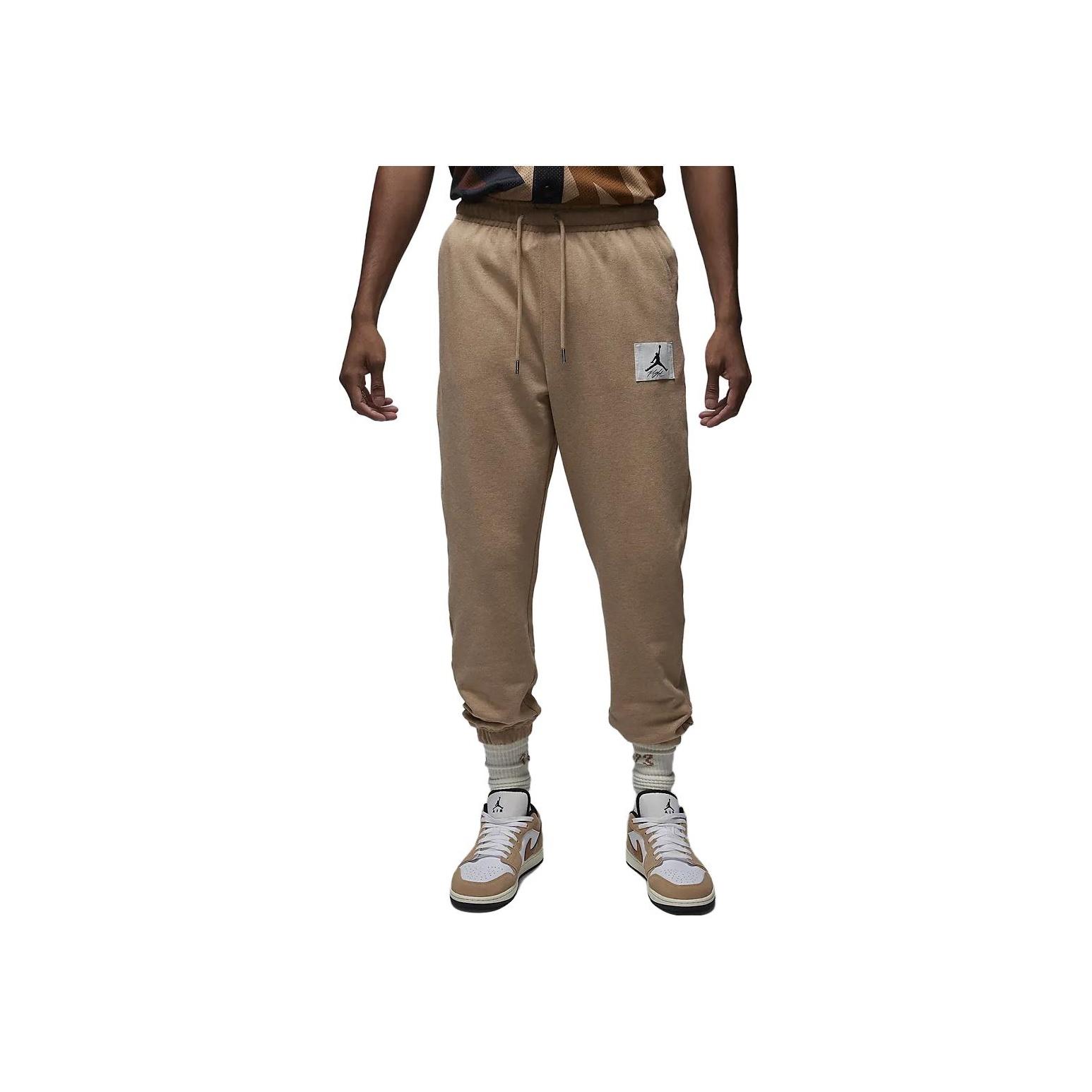 

Jordan Эластичный пояс однотонные спортивные брюки мужские коричневые DQ7468-201 L