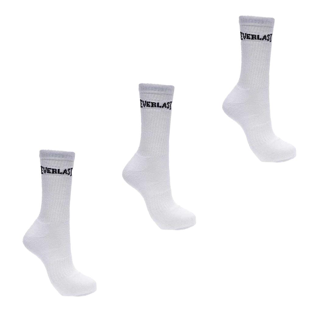 Everlast Mens Logo Crew Socks (Pack of 3)
