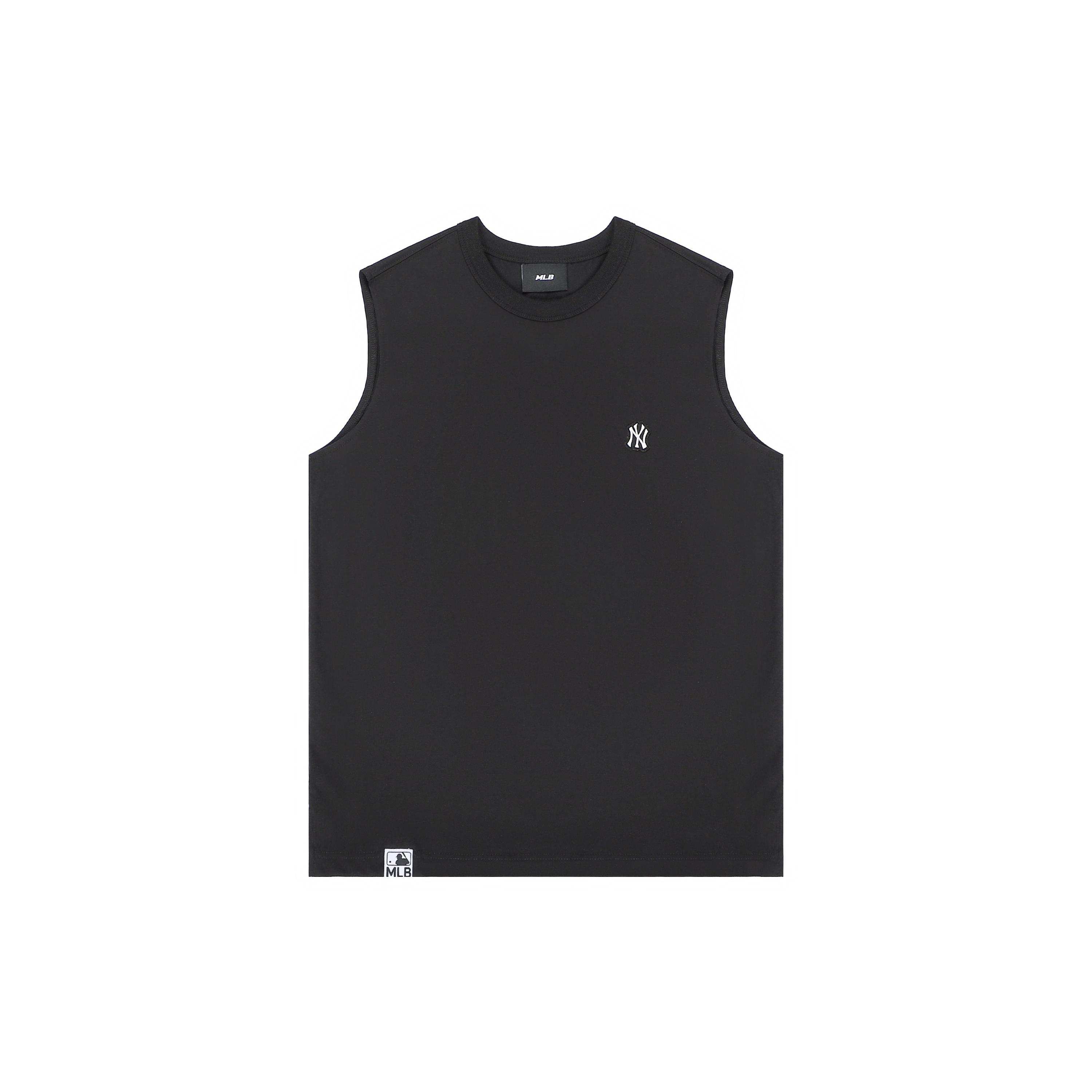 MLB New York Yankees Tank Tops Unisex Black Crew Neck Moderate Straight Fit 3ATK01023-50BKS XS