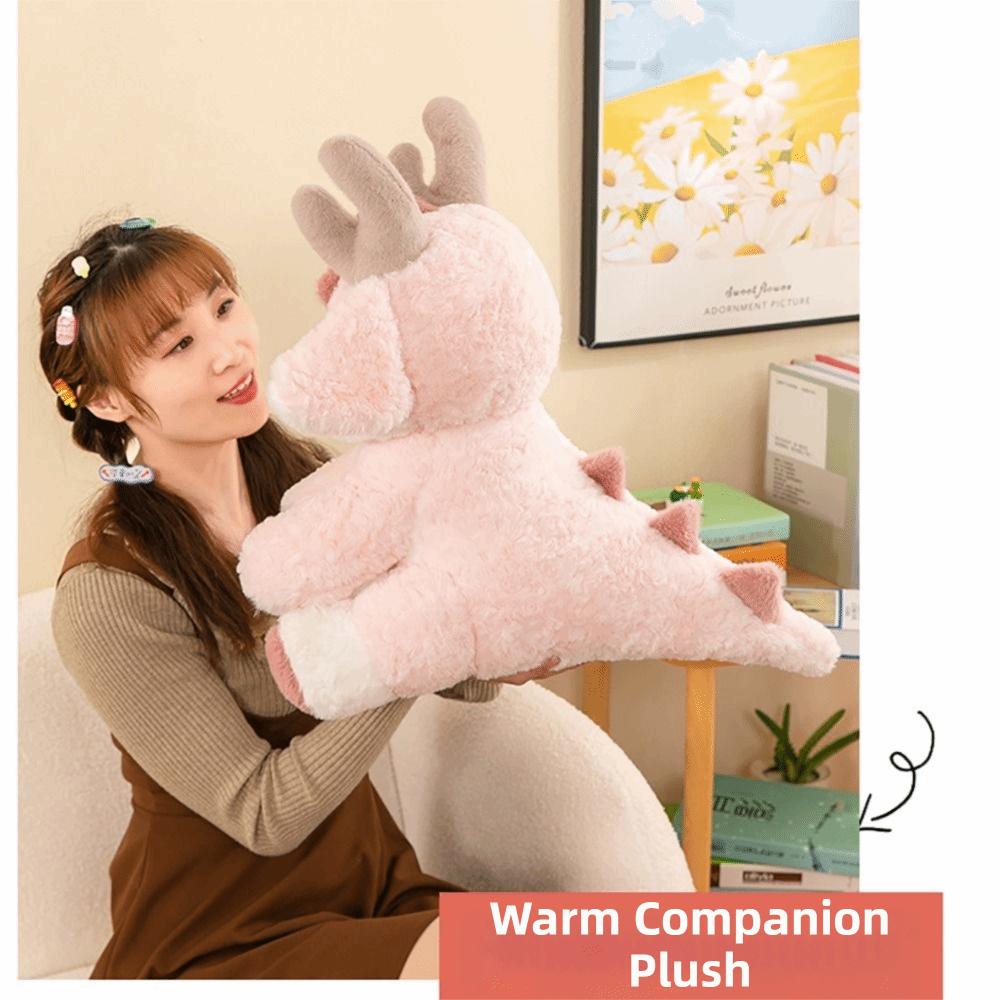 High Quality Stuffed Animals Plushie Soft Stuffed Pink Dragon Plush Toys Birthday Gifts