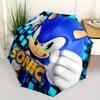1pc Sonic the Hedgehog Cartoon Umbrella,Suitable for Camping, Ideal Easter Birthday Gift for Family and Friends.Z081