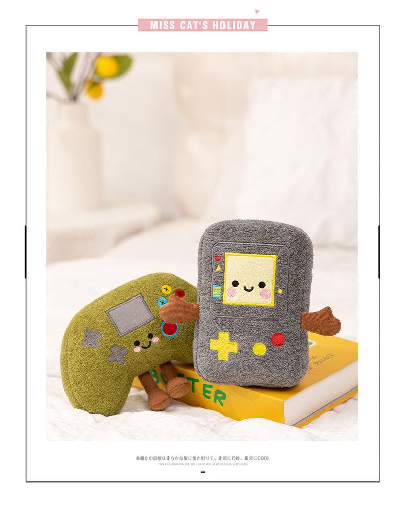 Cross-Border Fun Plush Game Console Handle Doll - Big Brother Skateboard & Beer Man Rag Doll