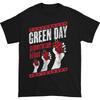 ZX Green Day Band Rock Casual TShirt Mens and Womens Luxury Band Brand Top