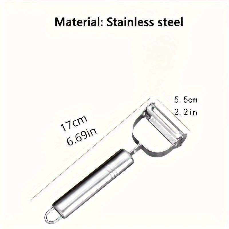 Stainless Steel Multi-Functional Vegetable Peeler - Easy-Grip, Durable Fruit & Potato Slicer for Home and Restaurant Use, Easy Clean