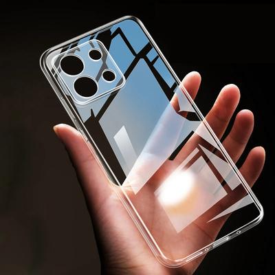 Ultra tenké průhledné měkké silikonové pouzdro Kryt Pro Xiaomi Redmi Note 13 13R Pro Plus 13 4G 5G Ochrana celé kamery Zadní kryt 13C