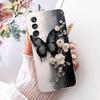 For Samsung Galaxy M36 Case SM-M366B Luxury Flowers Butterfly Painted Cover Soft Silicone Case For Samsung M16 M36 M56 5G Fundas