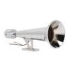 Car Air Horn Universal Rustproof 150DB Metal Loud Silver Truck Whistle Horn for 12V 24V Boat Yacht