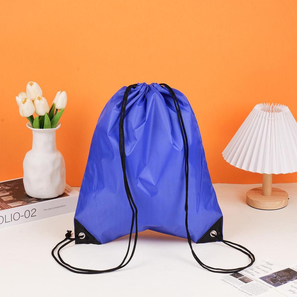 Waterproof 210D Polyester Drawstring Sports Backpack with Custom Logo