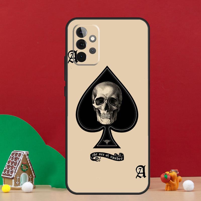 Ace of Spades Poker Case For Samsung Galaxy A36 A56 A06 A13 A53 A32 A12 A22 A52 A35 A17 A16 A55 A15 A54 A34 A14