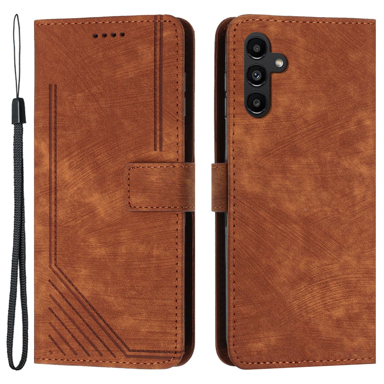 

For Samsung Galaxy M55 5G/C55 5G/F55 5G Case PU Leather Wallet Skin-Touch Phone Cover B