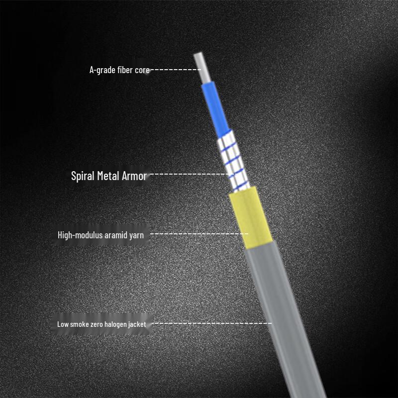 Bosende Outdoor Armored Multimode LC-LC Fiber Optic Cable