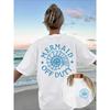2026 Men Women'S Casual T-Shirt Mermaid Off Duty Print Short Sleeve Crew Neck Summer Short Sleeved Harajuku Streetwear Tops Tees
