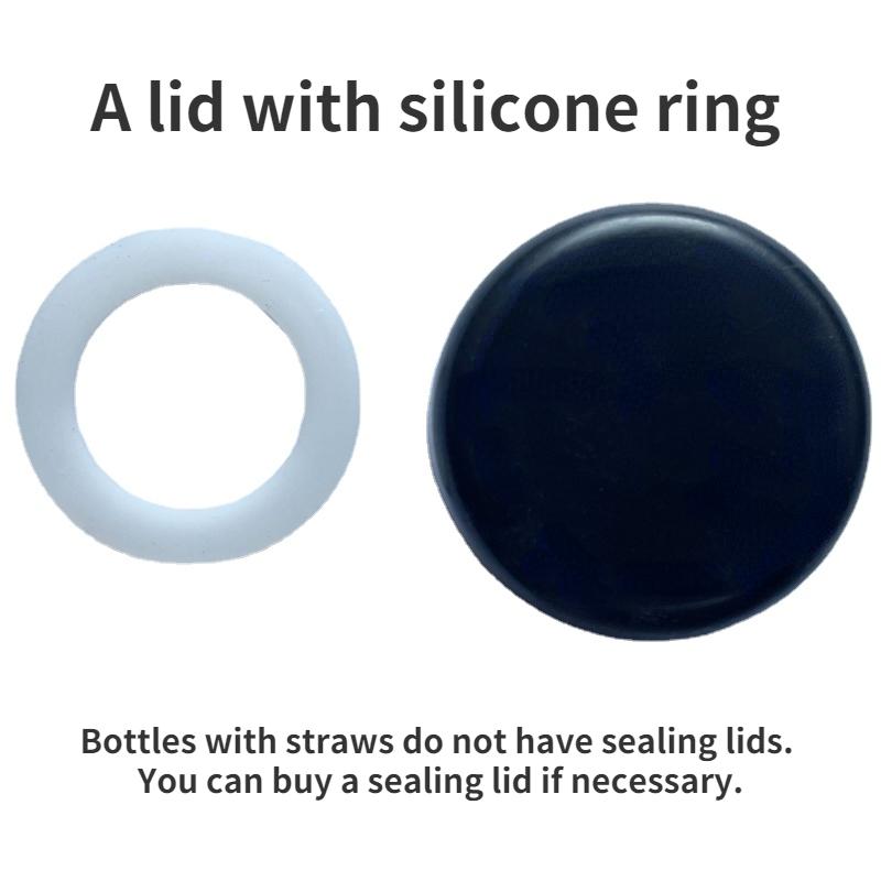 Wasserflaschen, süßer Pandabärbecher, 1000 ml, mit Strohhalm, transparente Cartoon-Wasserflasche, Trinkgeschirr, mattiert, auslaufsicher, Protein-Shaker