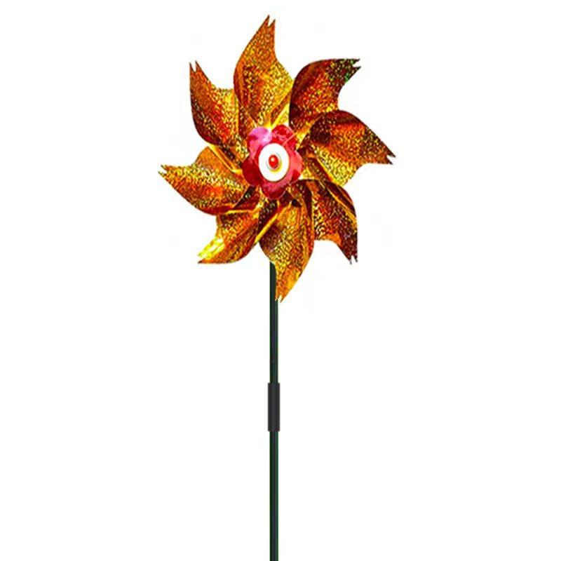 Bird Repeller Pinwheels Reflective Sparkly Scarecrow Pinwheel Windmill Spinner Garden Lawn Yard Decor Keep Birds Away Repellent