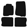 Tapetes de chão veludo preto BÁSICOS para: Volvo 240 / 260 perua, sedã (1974-1993)