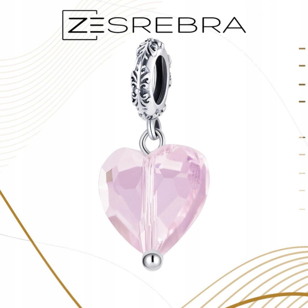 Heart Charms 925 Beads Pendant Heart Hanging
