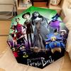 1PC Corpse Bride Moonlit Romance Automatic Umbrella - Suitable Travel Outdoor Portable Umbrella Birthday Gift Daily Essentials