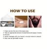 Beard care cream, soft and smooth beard, creates thick and strong beard, natural formula suitable for various beard shapes, refreshing and non greasy