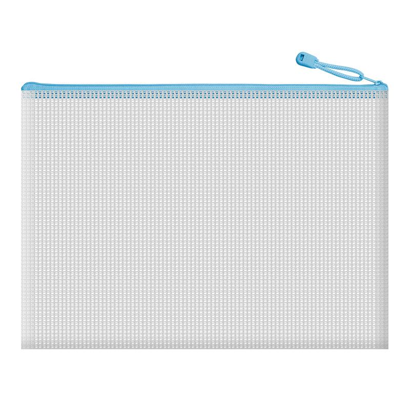 Thickened Waterproof Transparent A4 Mesh Document Bag - Handheld Exam & Office File Bag