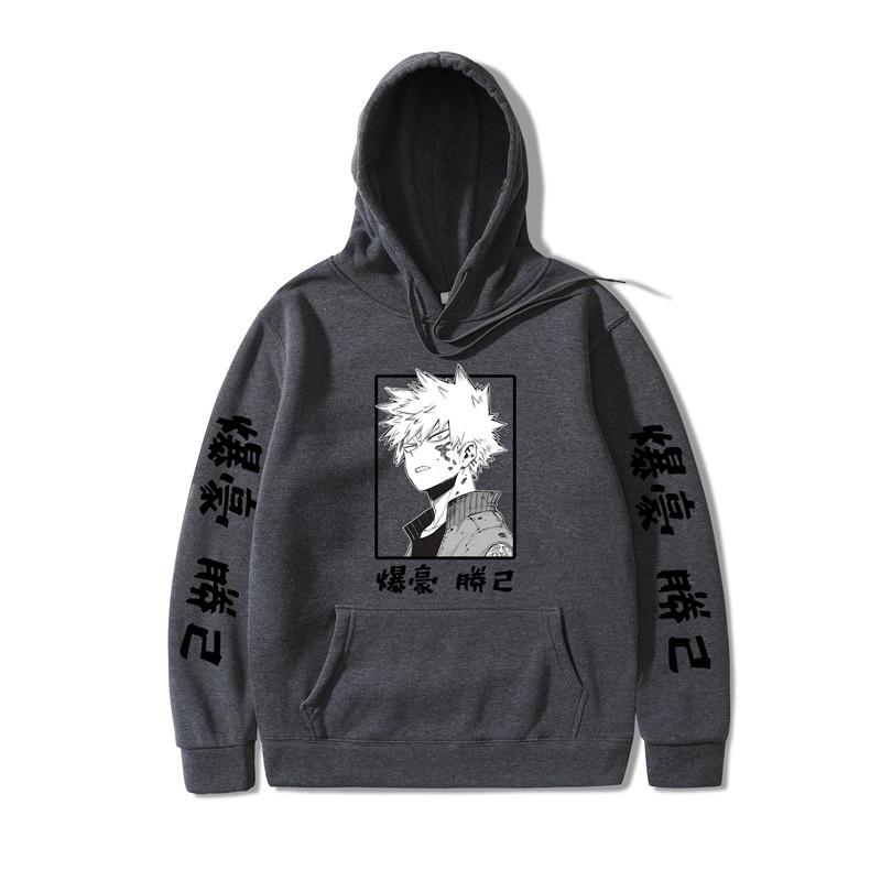 No Hero Academia Kaminari Denki Hoodies Autumn Winter Fleece Streetwear