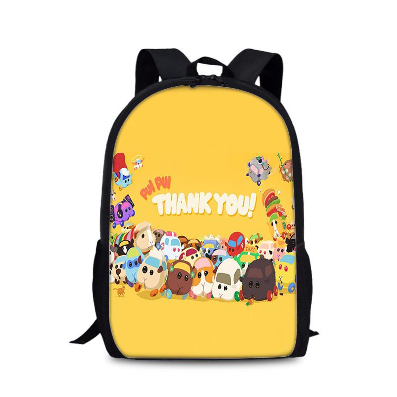 Tangalang Pui Pui Hamster Backpack For Kids With Nylon Material And Spacious Design