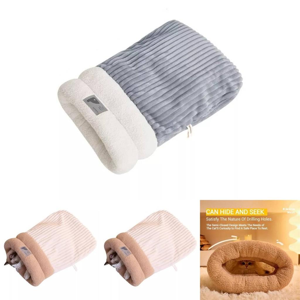 Stylish And Comfortable Cat Cave Bed Available In Multiple Colors For Trendy Cats