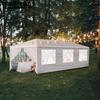 10'x30' Geräumiges Outdoor-Partyzelt - Wasserdichtes Vordach, 8 Abnehmbare Seitenwände, Perfekt für Terrasse, Hochzeit, Pavillon, Gartenveranstaltungen und Versammlungen