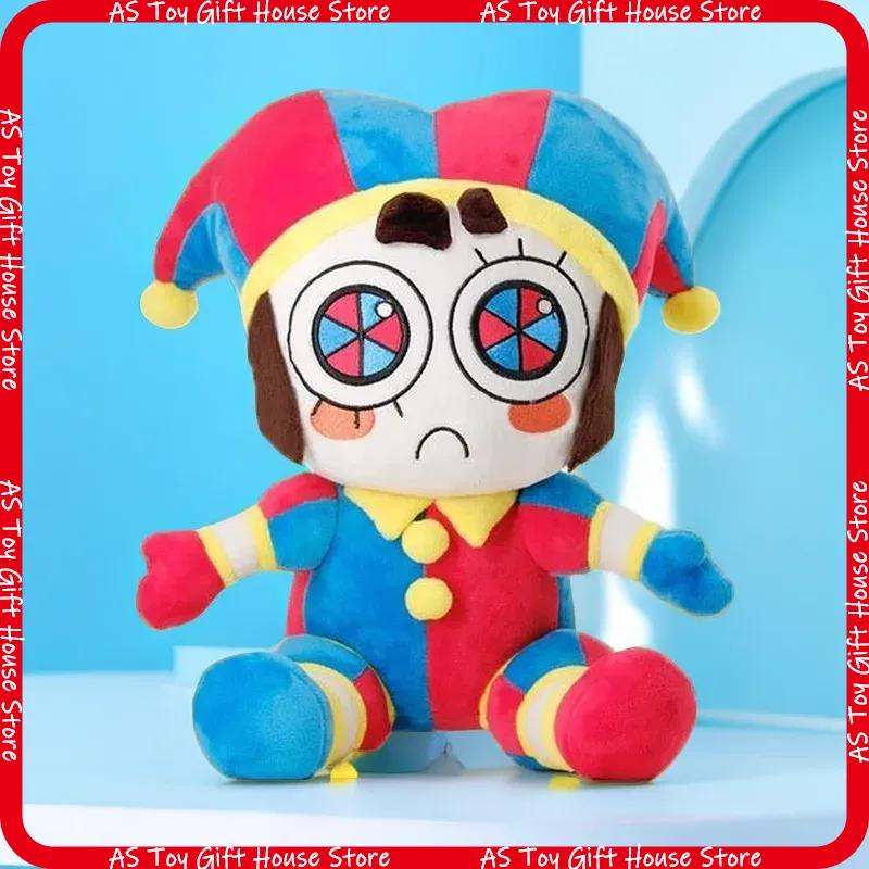 Nuovo  Vendi L'incredibile Circo Digitale Peluche Clown Pomni Jax Joker Cartone Animato Morbido Peluche Decorazione Divano Giocattolo di Natale Regalo