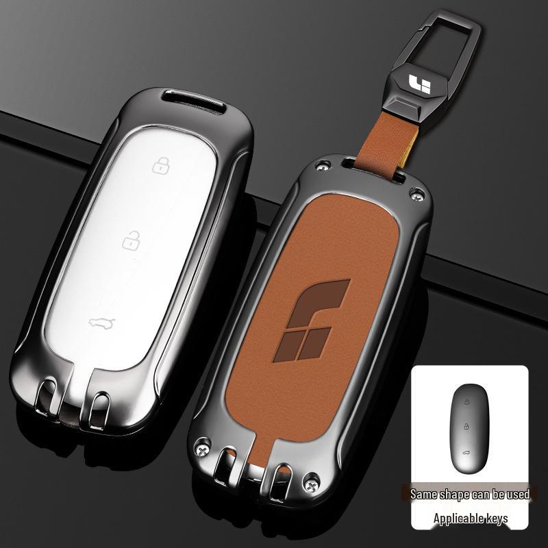 Compatible Ideal L7 Key Cover for 2023 Ideal One L8 Car, Protective Shell with Key Buckle for Men and Women
