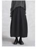 Damen Herbst 2026 Neuer High-Waist A-Linien Laternenrock - Vielseitig, Warm, Schlankmachend, Mittellang.