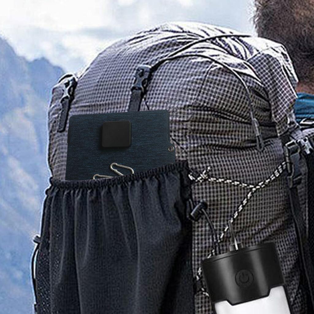 10W 5V Flexible Solar Charger USB/Type-C Portable Solar Panel Charger Foldable for Camping Backpacking