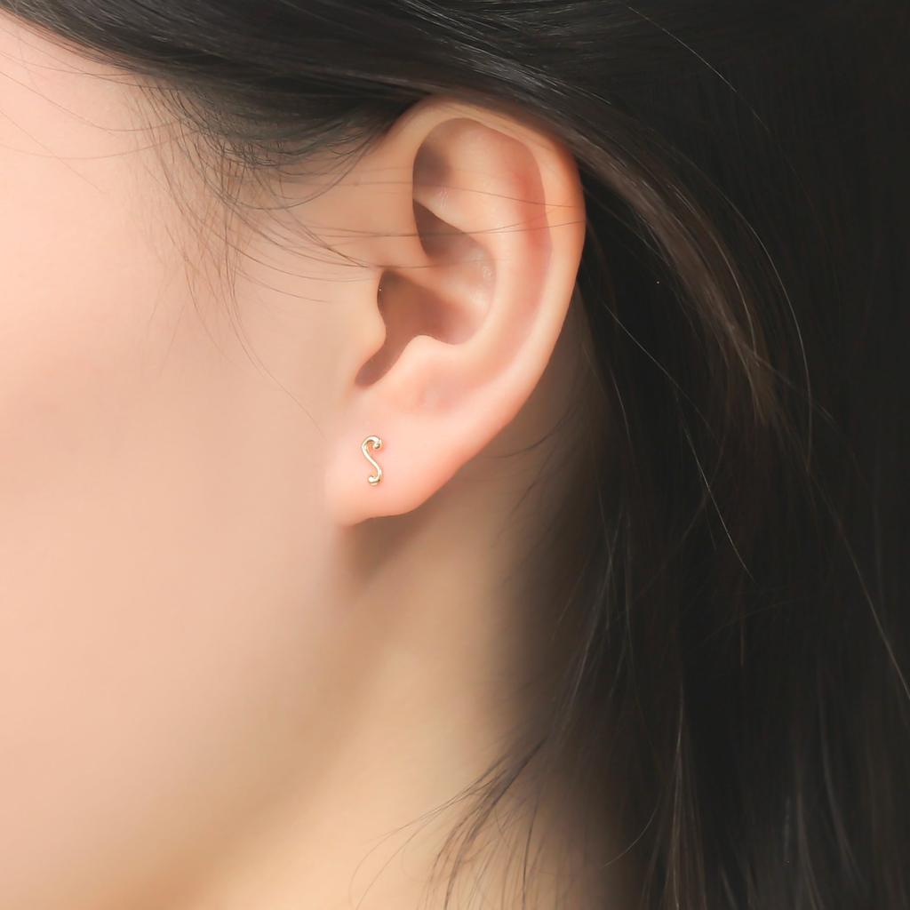 ESTELLE [Official] Women's Earrings, 10K Yellow Gold, 0202-3260-0019-0000