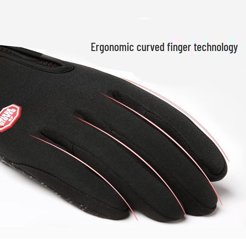 Unisex Winter Warm Fleece Touchscreen Ski Gloves