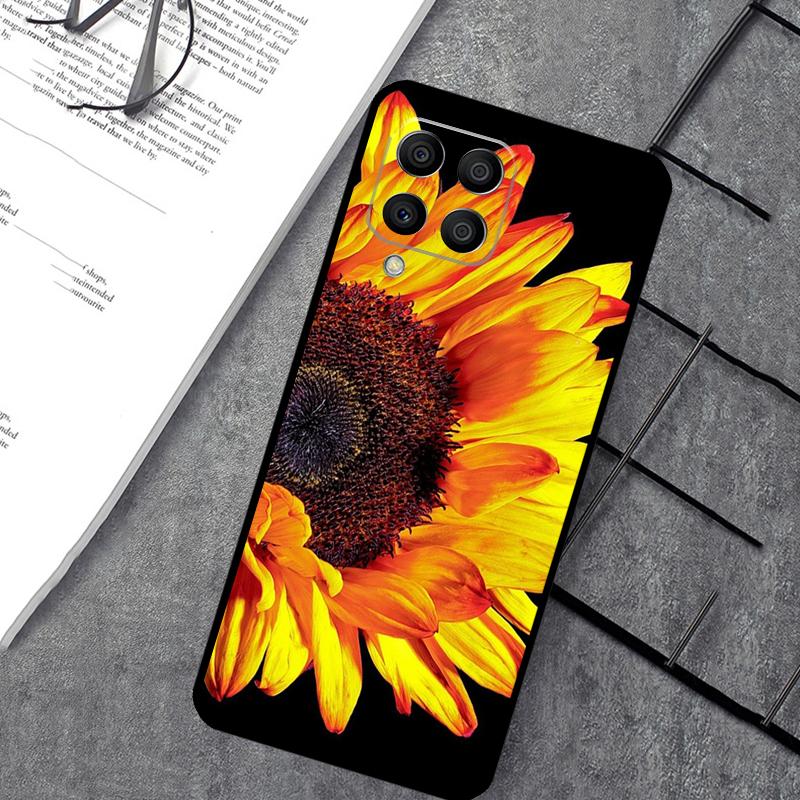 Sunny Sunflower Case For Samsung Galaxy M54 M32 M52 M15 M11 M12 M13 M14 M06 M16 M36 M56 M31 M53 M35 M55 M34