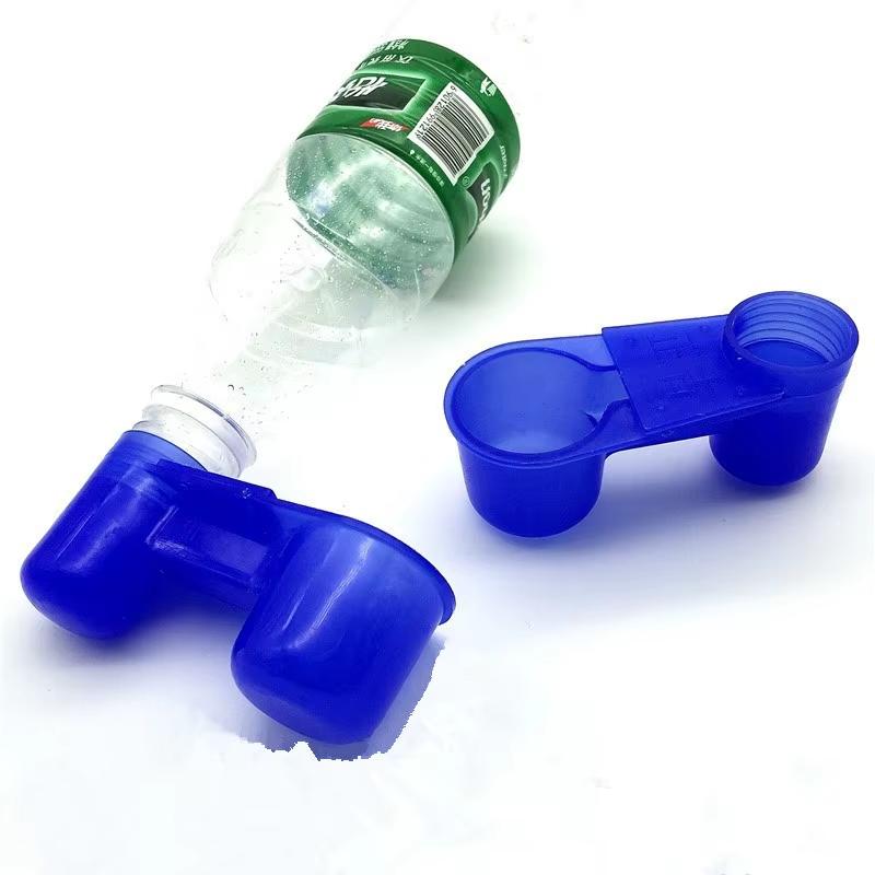 Products Bird Equipment Bird Cage Accessories Blue Drinking Cup Bird Feeding Trough Water Bowl 1pc