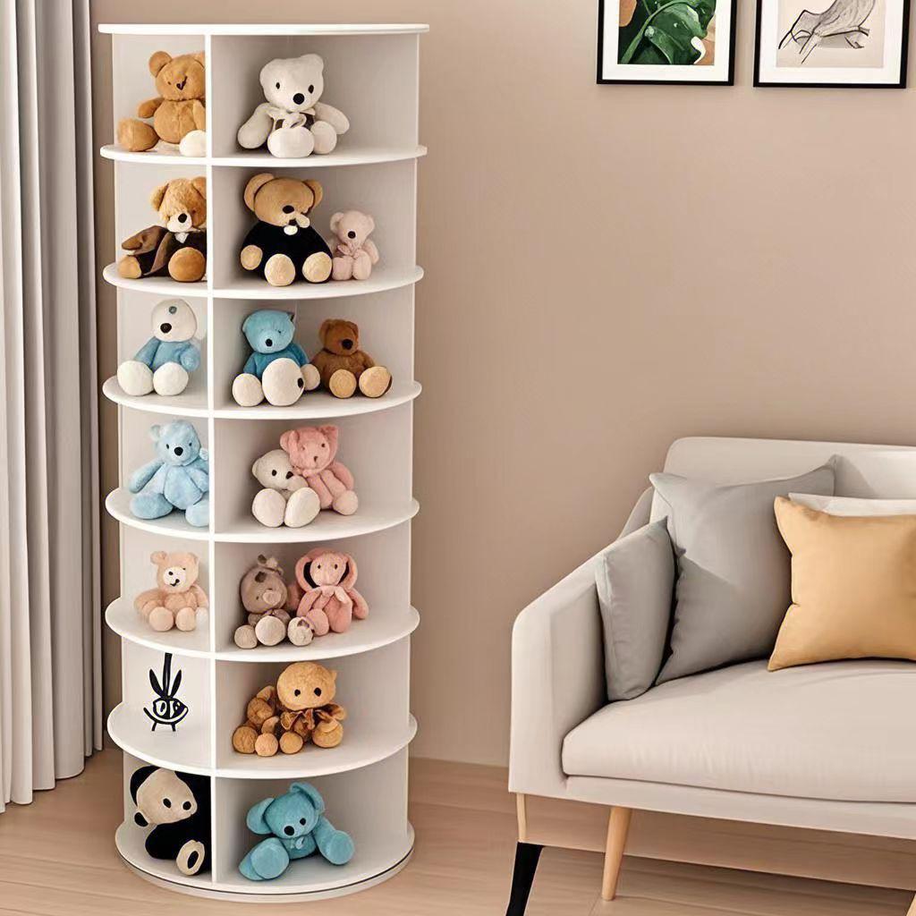 Rotating Multi-Layer Shoe & Bag Rack with 360-Degree Storage