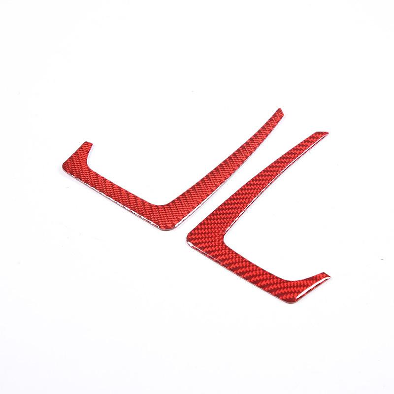 Soft Carbon Fiber Style Car Dashboard Sides Sticker Fit For BMW 8 Series G14 G15 G16 -2023 Auto Interior