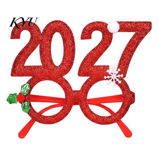 Festive Headwear Hair Hoop, Non-Slip Headband with Adjustable 2027 Digital Star And Number Design, Parent-child Holiday Accessory for Christmas