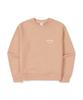 SNOWPEAK APPAREL Women'S Lettering Semi-Crop Sweatshirt (S24Fwfht63) Peach