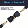 Durable Brass Extension Coupler for Karcher K1-K7 - Quick Connect Pressure Washer Hose Connector Fit Most High-Pressure Accessor