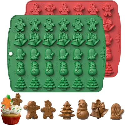 1pc Silicone Mold Christmas Chocolate Mold 3D Candy Mold Jello Mould DIY Cake Decorating Tool Baking Tools