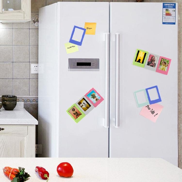 10Pcs Magnetic Display Photo Frame 3Inch Picture Holder with Magnets For Home Office Refrigerator Whiteboard Decoration