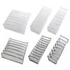 2pcs Foldable Sturdy Nylon Wardrobe Closet Divider With Grids for Organizing Jeans Underwear and Sock Daily Casual Use