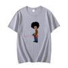 Summer Fashion T Shirt For Unisex Boondocks Rapper Huey Freeunisex Cotton Tshirt Harajuku Graphic T Shirts Streetwear Unisexs Clothing